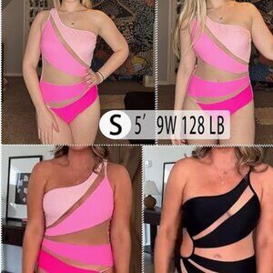 Women's One Piece One Shoulder Swimsuit